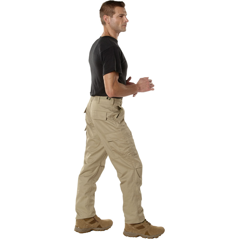 Khaki Basic BDU Military Heavy Duty Cargo Pants