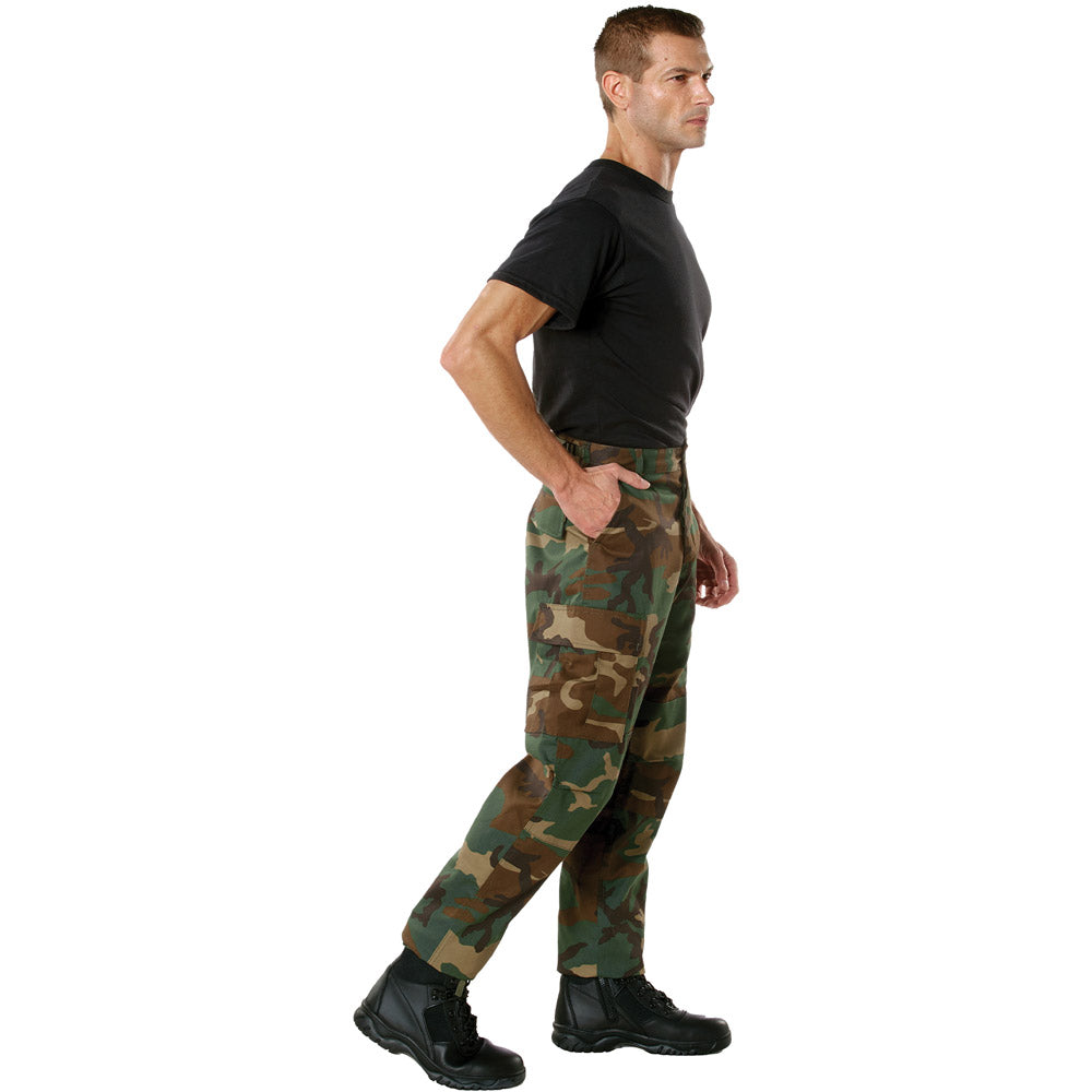 Woodland Camouflage Basic BDU Military Cargo Pants