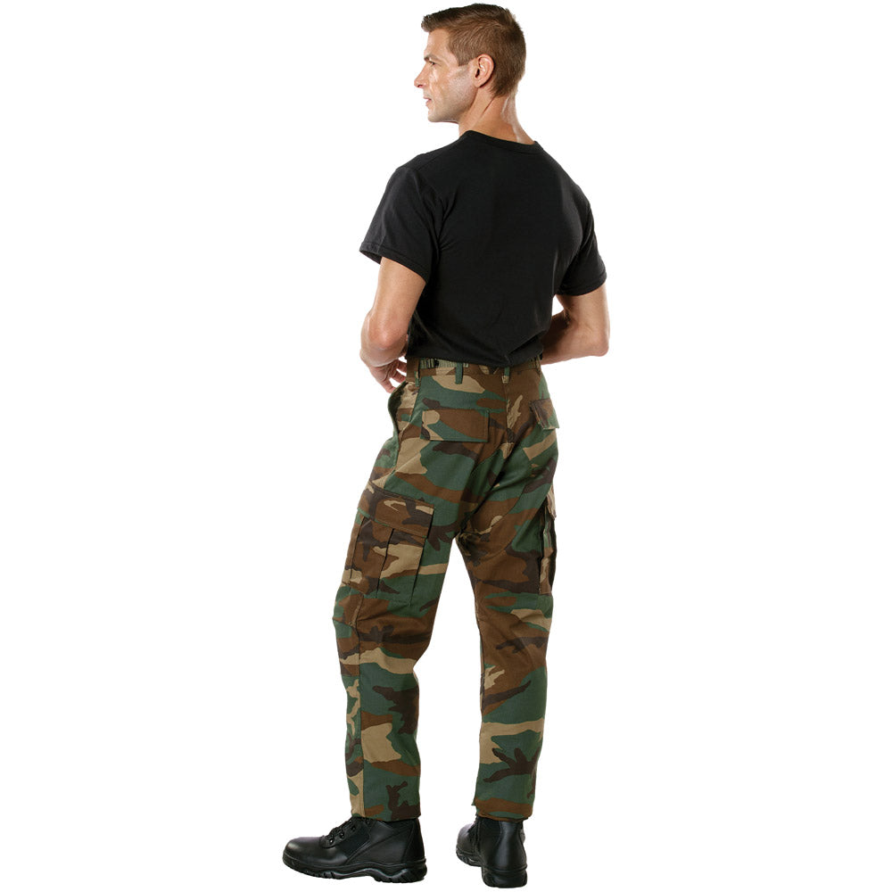 Woodland Camouflage Basic BDU Military Cargo Pants Woodland Camouflage Basic BDU Military Cargo Pants