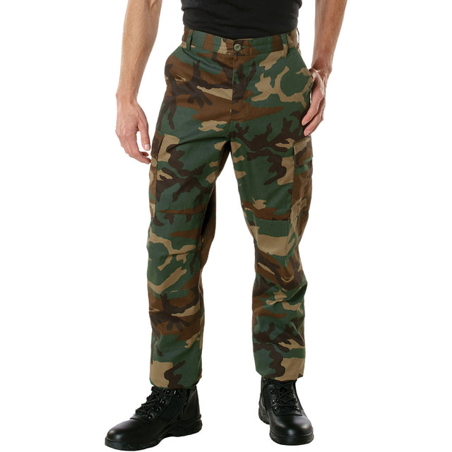 Woodland Camouflage Basic BDU Military Cargo Pants