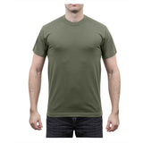 Solid Color Cotton Military T-Shirt