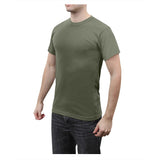 Solid Color Cotton Military T-Shirt