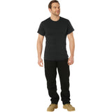 Solid Color Cotton Military T-Shirt