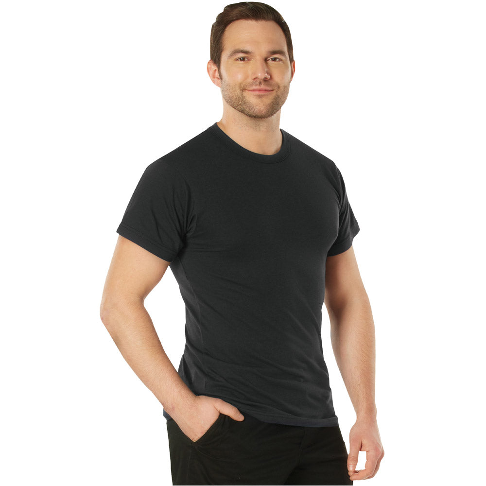 Solid Color Cotton Military T-Shirt