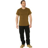 Solid Color Cotton Military T-Shirt