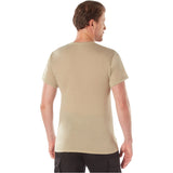 Solid Color Cotton Military T-Shirt