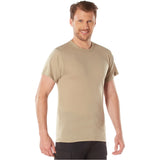 Solid Color Cotton Military T-Shirt