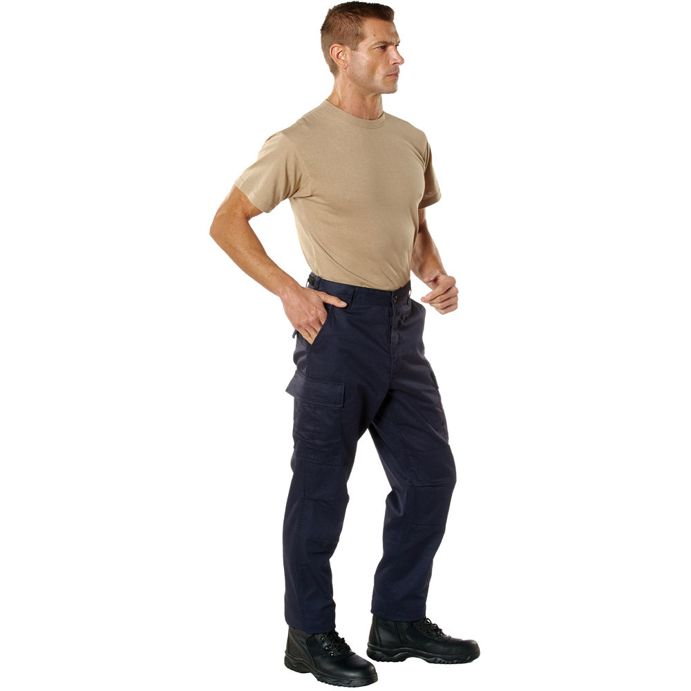 Midnight Blue Basic BDU Military Cargo Pants