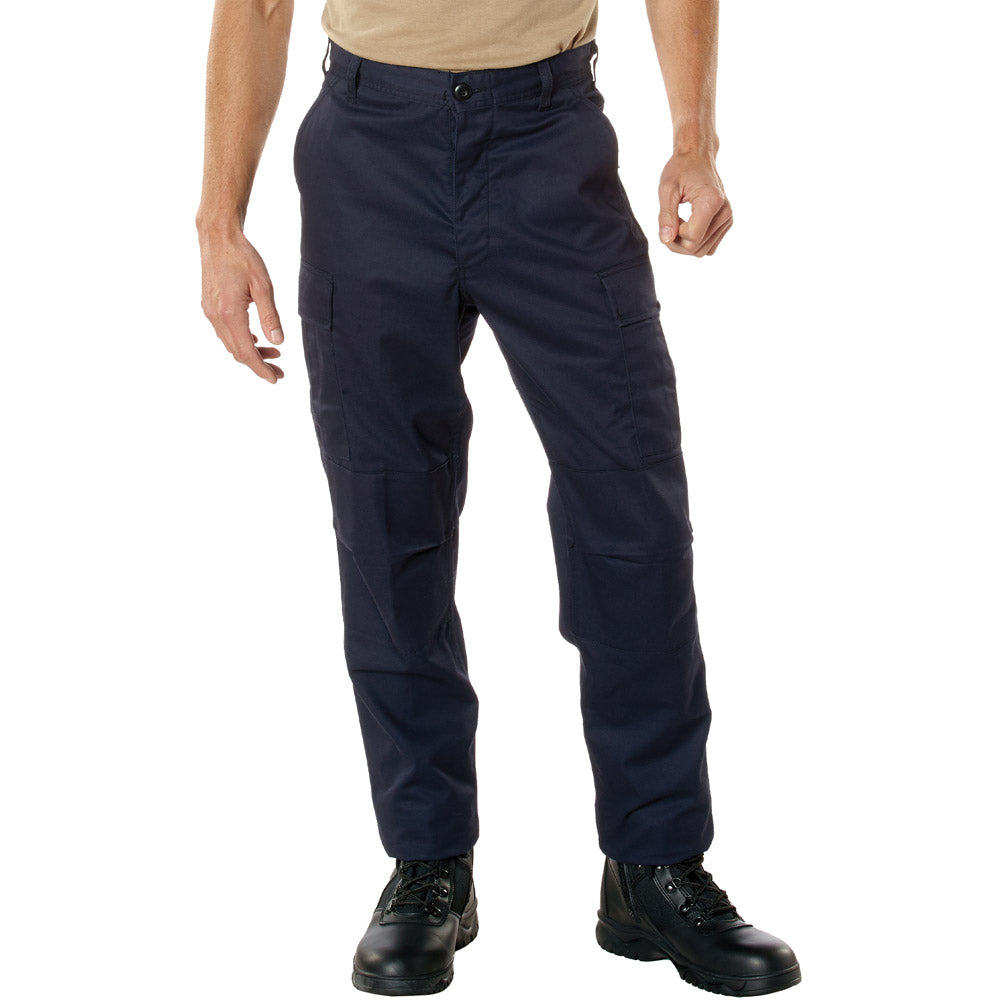 Midnight Blue Basic BDU Military Cargo Pants