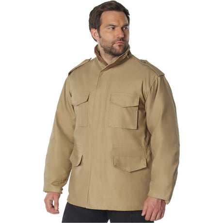 Khaki M-65 Field Jacket with Liner