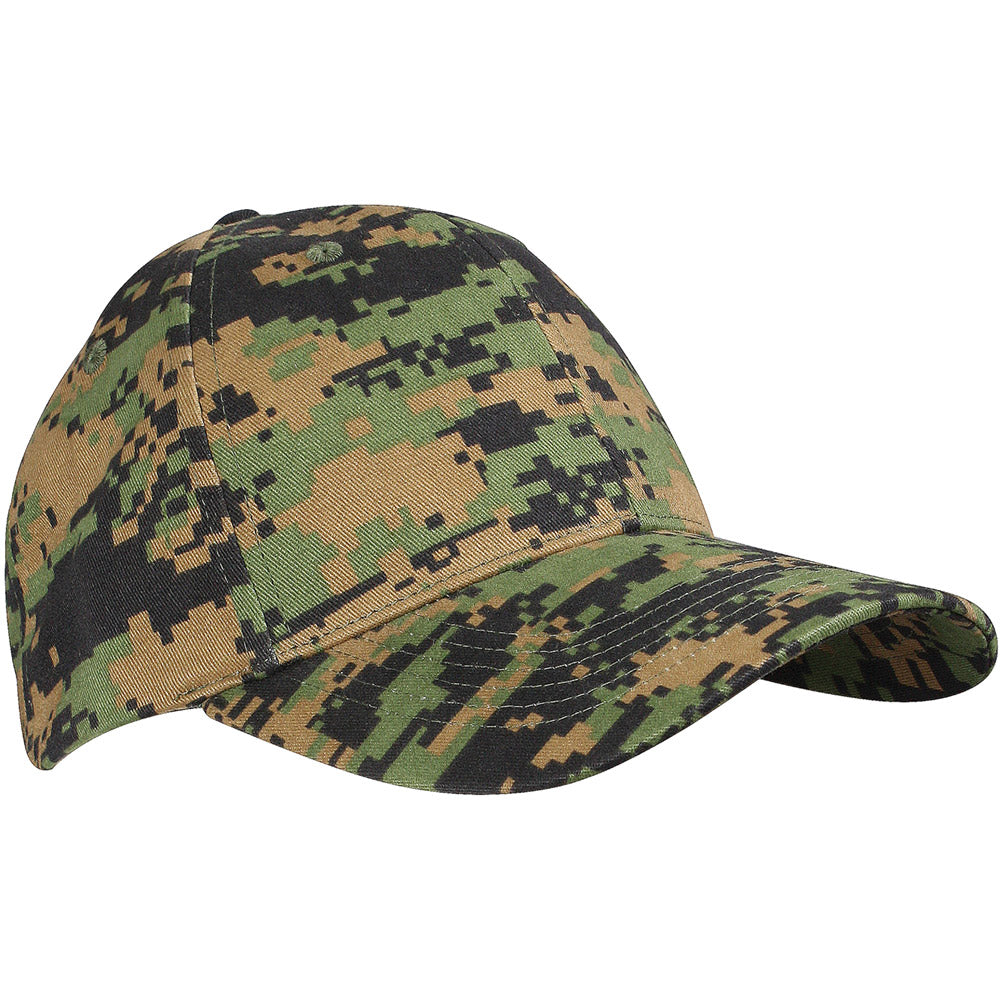 Low Profile Camouflage Baseball Hat - Tons of Camo Colors