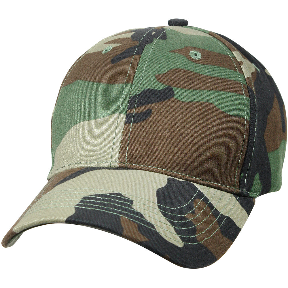 Low Profile Camouflage Baseball Hat - Tons of Camo Colors