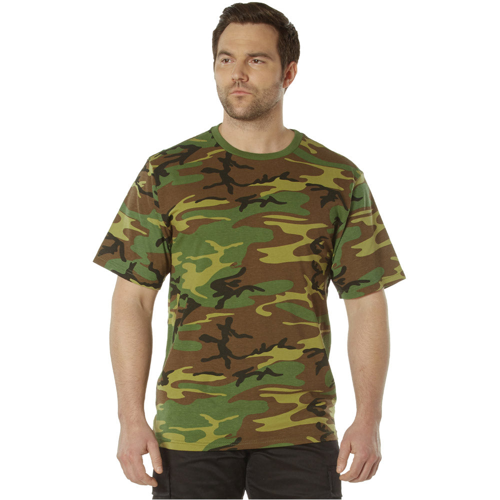 Comfort Fit Cotton Blend Men's Military T-Shirt