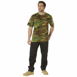 Comfort Fit Cotton Blend Men's Military T-Shirt