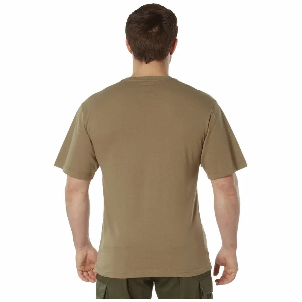 Comfort Fit Cotton Blend Men's Military T-Shirt