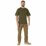 Comfort Fit Cotton Blend Men's Military T-Shirt