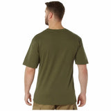 Comfort Fit Cotton Blend Men's Military T-Shirt