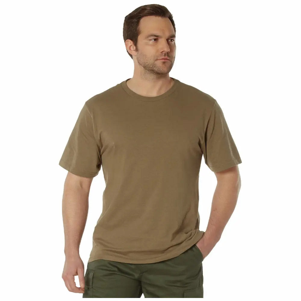 Comfort Fit Cotton Blend Men's Military T-Shirt