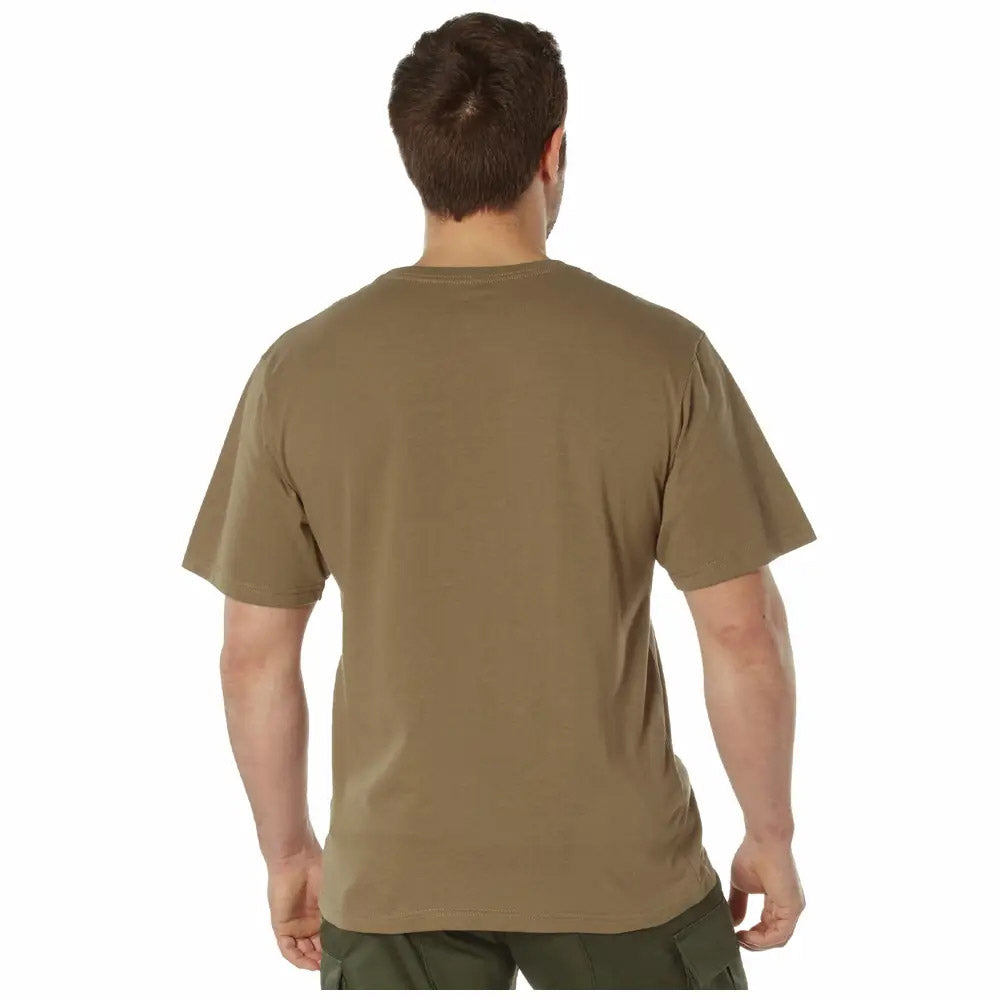 Comfort Fit Cotton Blend Men's Military T-Shirt