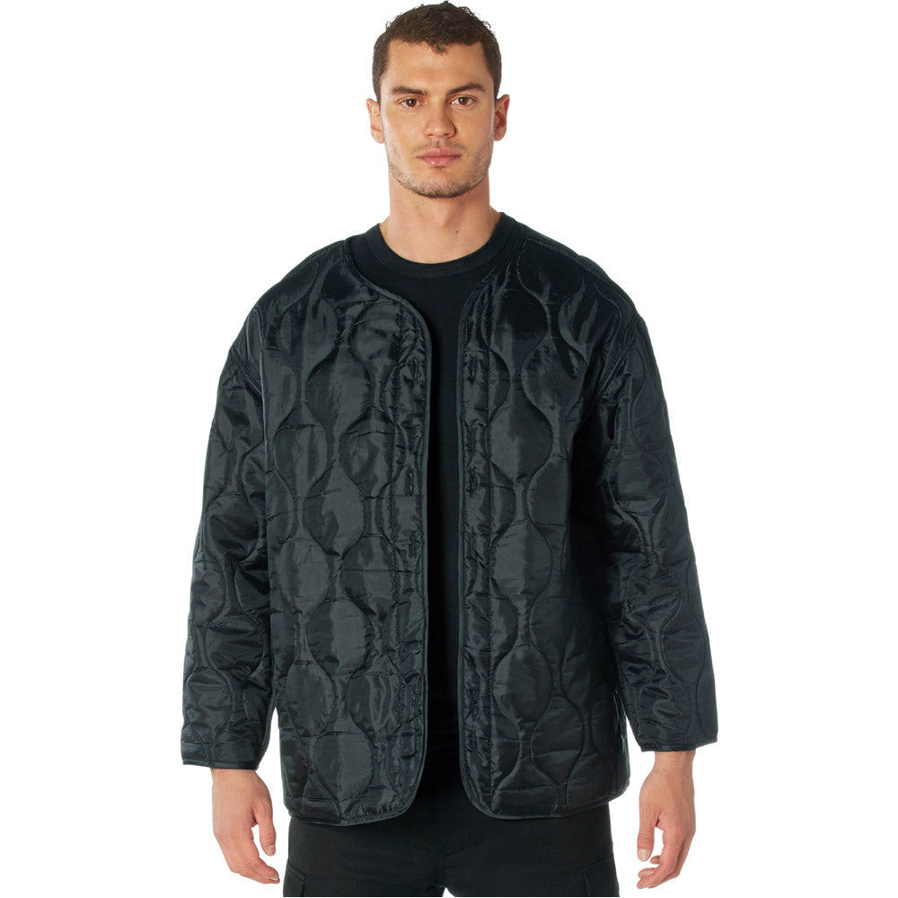 Gunmetal Gray M65 Military Field Jacket with Removable Liner