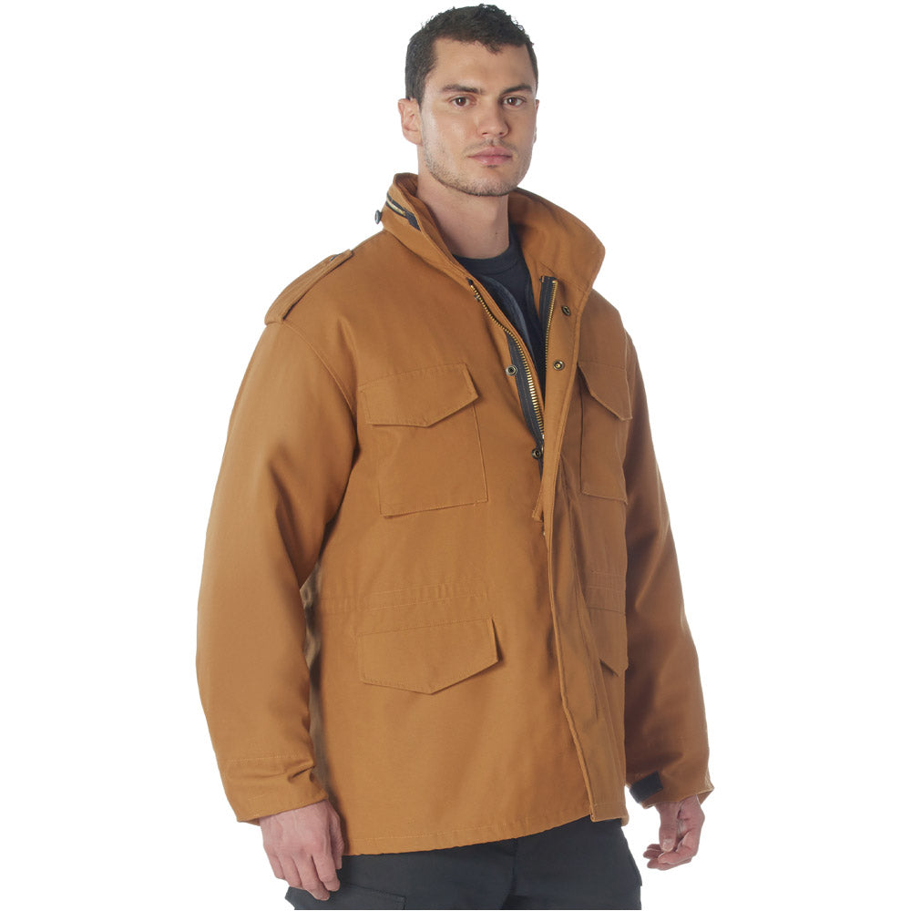 Work Brown Lined M-65 Field Jacket