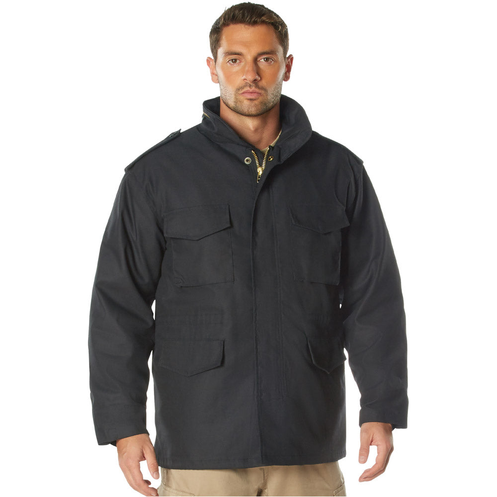 Black M-65 Field Jacket with Liner