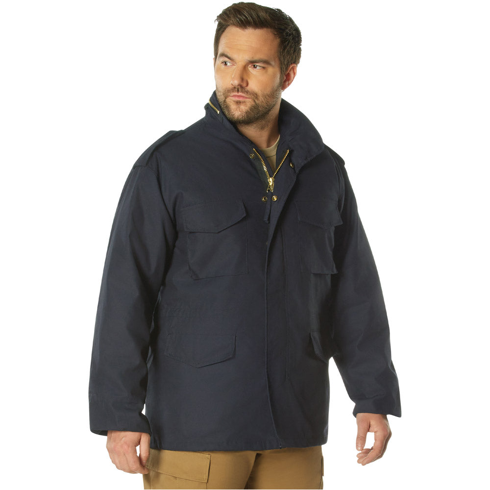 Blue M-65 Field Jacket with Liner