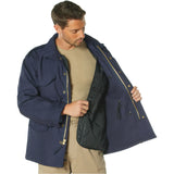 Blue M-65 Field Jacket with Liner