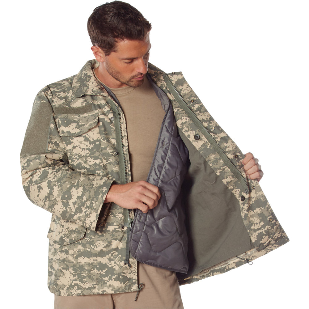 Basic Issue ACU Digital Camo M-65 Field Jacket