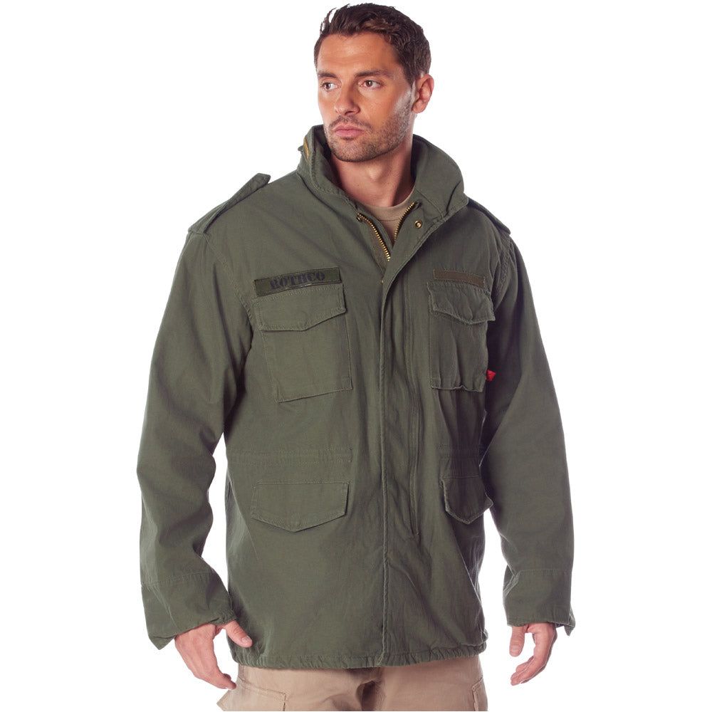 Vintage Olive Drab M-65 Field Jacket