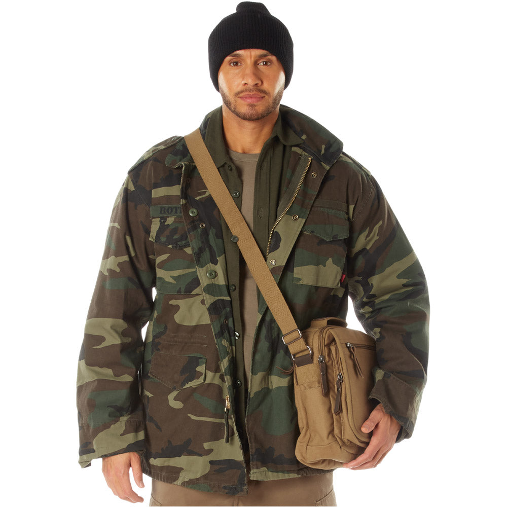 Woodland Camo Vintage M-65 Field Jacket