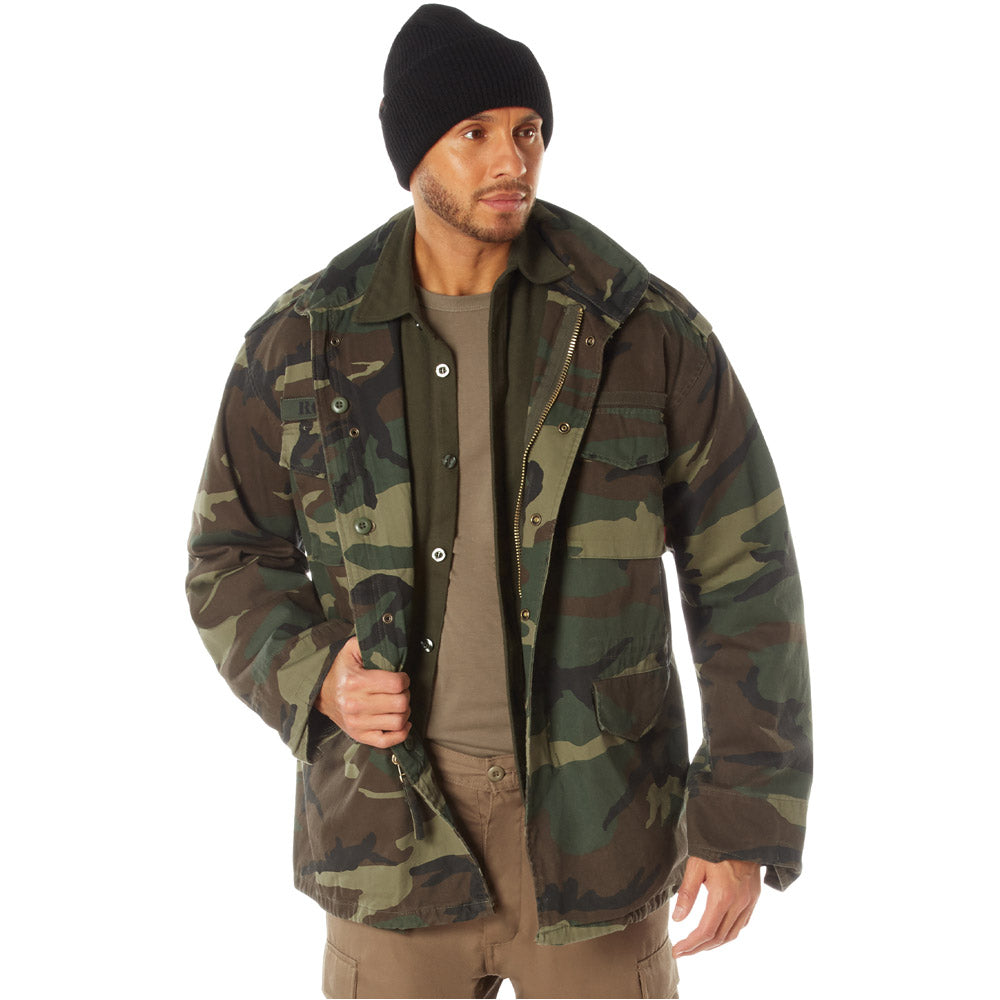 Woodland Camo Vintage M-65 Field Jacket