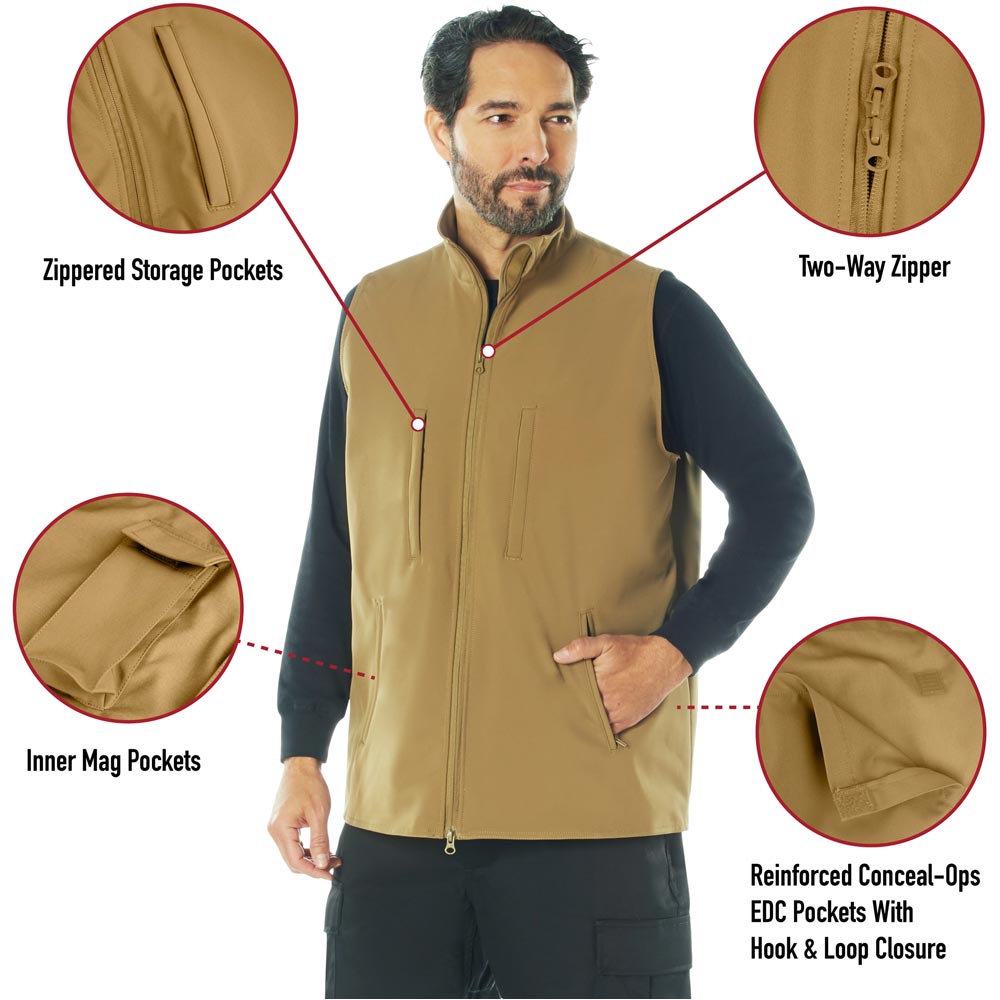 Rothco Gen 2 Concealed Carry Softshell Vest