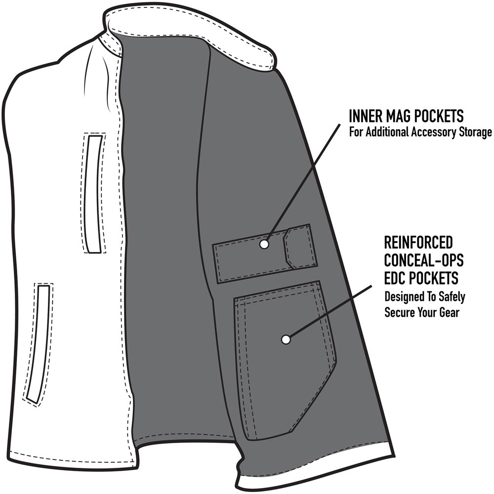 Rothco Gen 2 Concealed Carry Softshell Vest