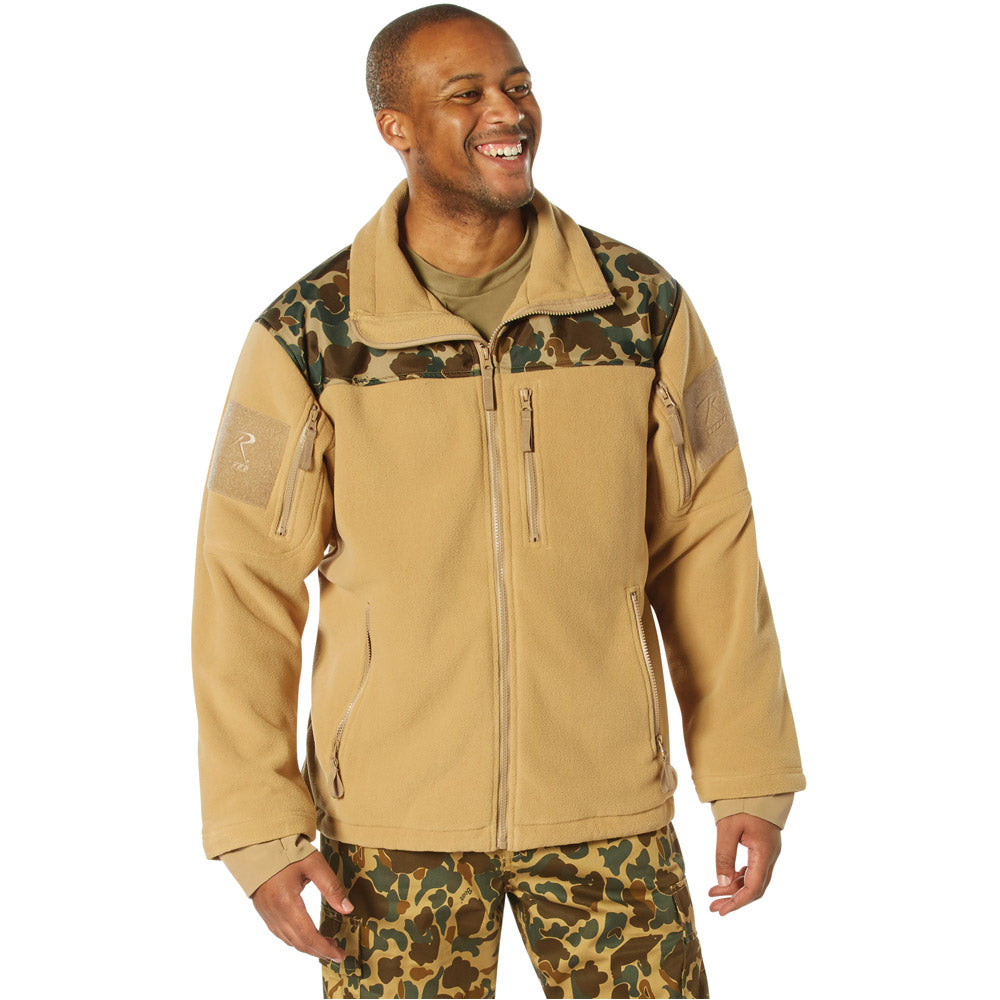 Rothco x Bear Archery Fred Bear Camo Spec Ops Tactical Fleece Jacket