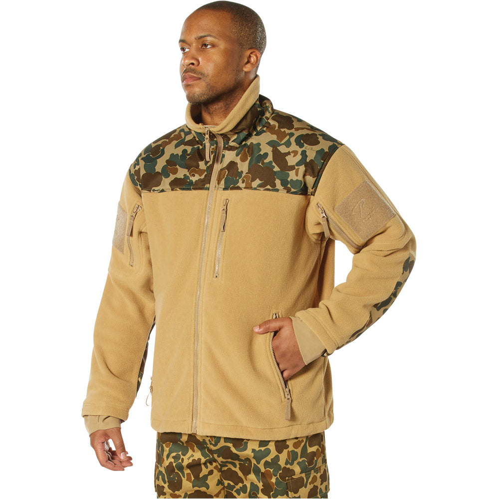 Rothco x Bear Archery Fred Bear Camo Spec Ops Tactical Fleece Jacket