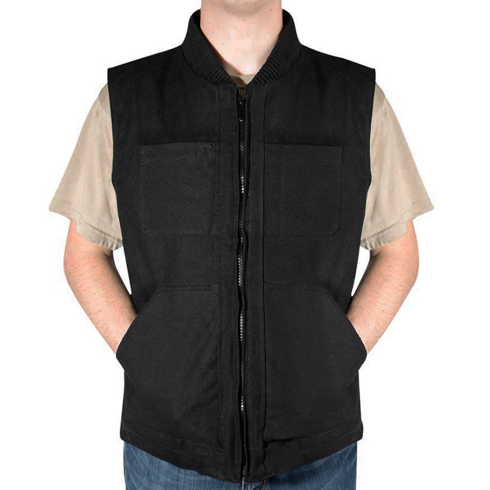 Rothco Concealed Carry Backwoods Quilt Lined Canvas Vest