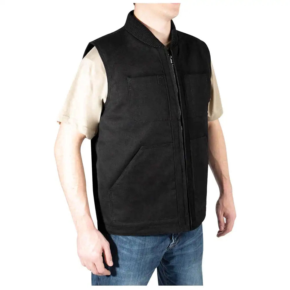 Rothco Concealed Carry Backwoods Quilt Lined Canvas Vest