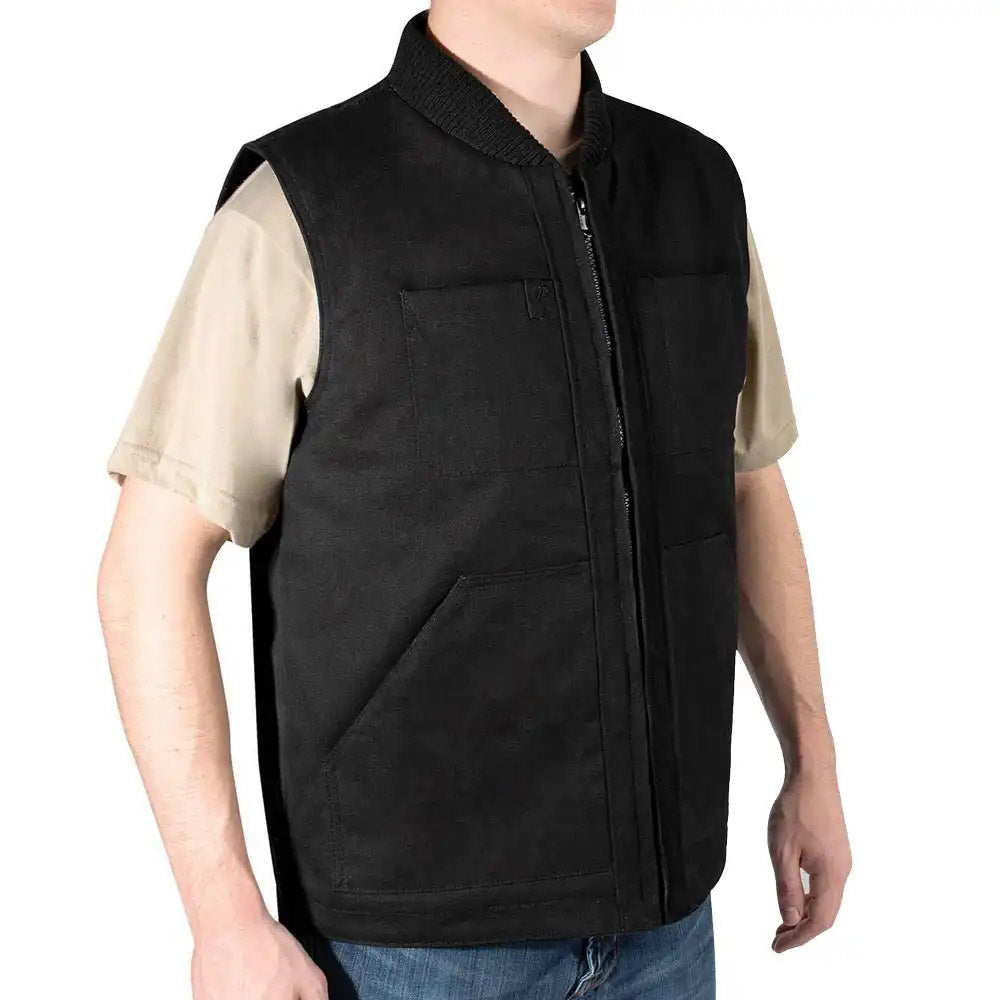 Rothco Concealed Carry Backwoods Quilt Lined Canvas Vest