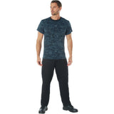 Navy Blue Digital Camouflage T-Shirt