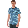 Sky Blue Digital Camo Military T-Shirt