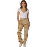 Tri-color Desert Camouflage Basic BDU Military Cargo Pants