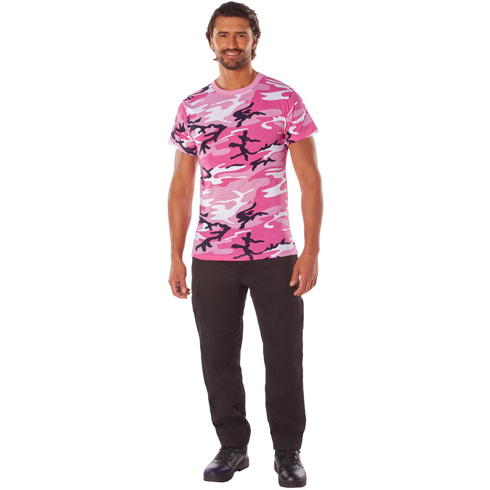 Pink Camo Short Sleeve T-Shirt