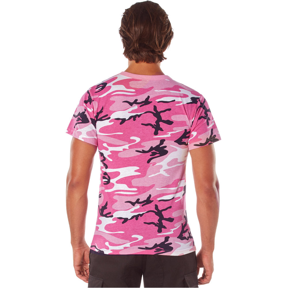 Pink Camo Short Sleeve T-Shirt