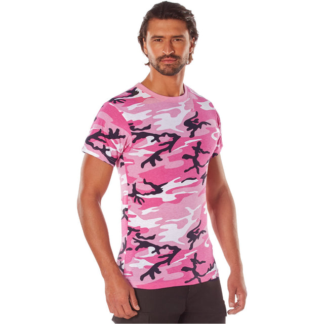 Pink Camo Short Sleeve T-Shirt