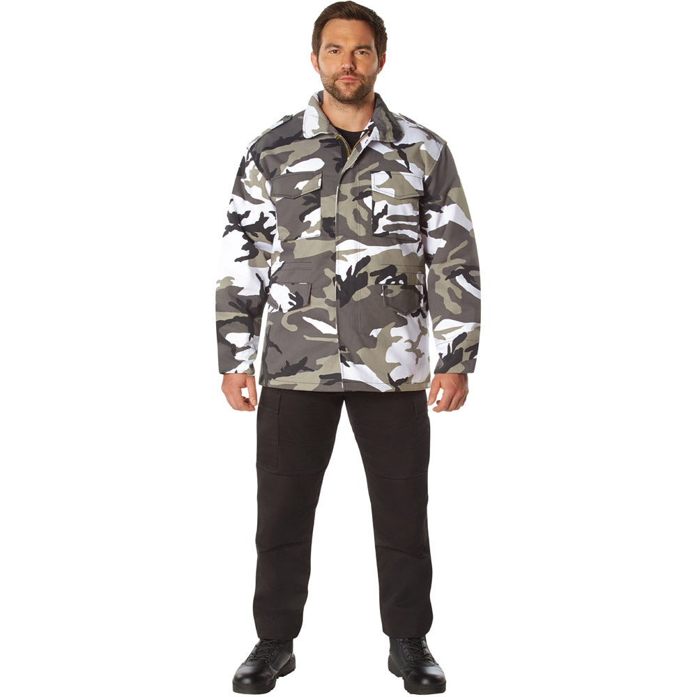 City Camo M-65 Army Field Jacket with Liner