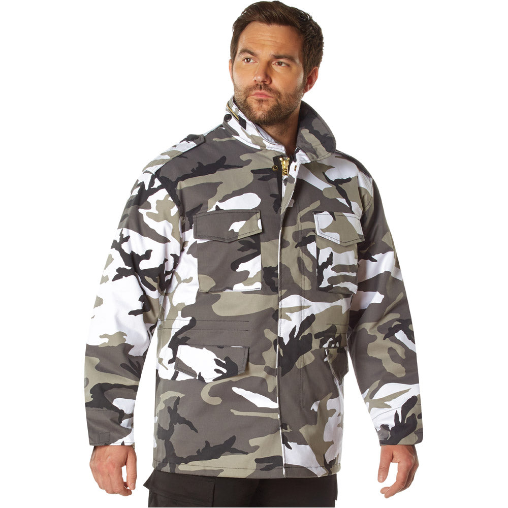 City Camo M-65 Army Field Jacket with Liner