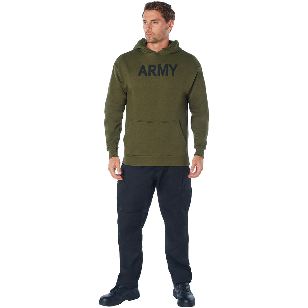 Olive Drab Pullover Army Hoodie