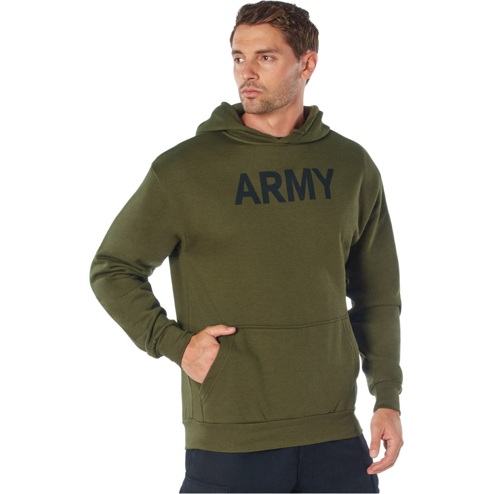 Olive Drab Pullover Army Hoodie