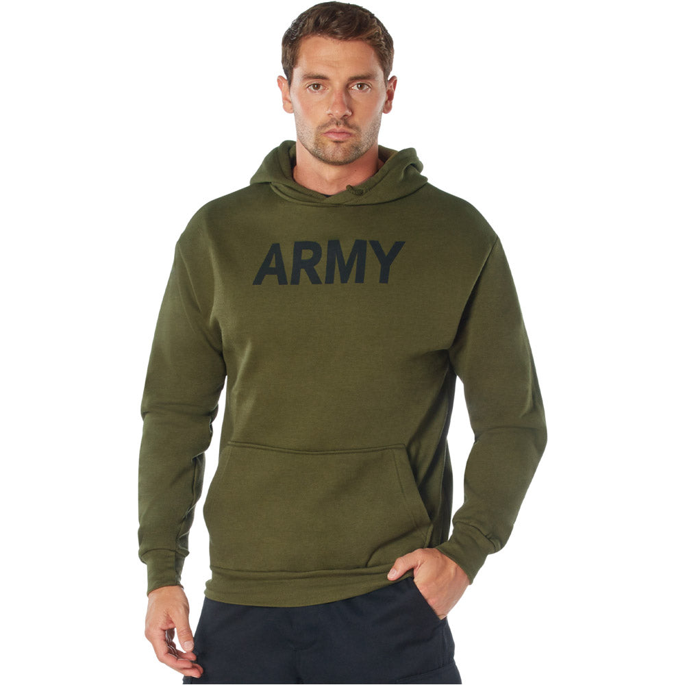 Olive Drab Pullover Army Hoodie